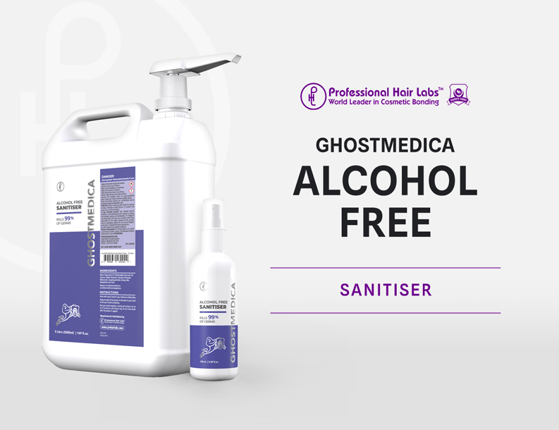 GHOSTMEDICA Alcohol-Free Hand Sanitizer | Pro Hair Labs