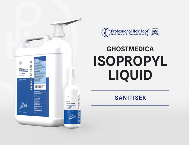 Sanitisers, GHOSTMEDICA Isopropyl Liquid Sanitiser