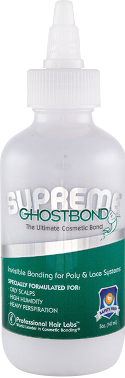 GHOSTBOND XL Hair Replacement Adhesive - 1.3oz - Invisible Bonding Wig  Glue: Extra Moisture Control - Water & Oil-Resistant, Light Hold for Poly  and